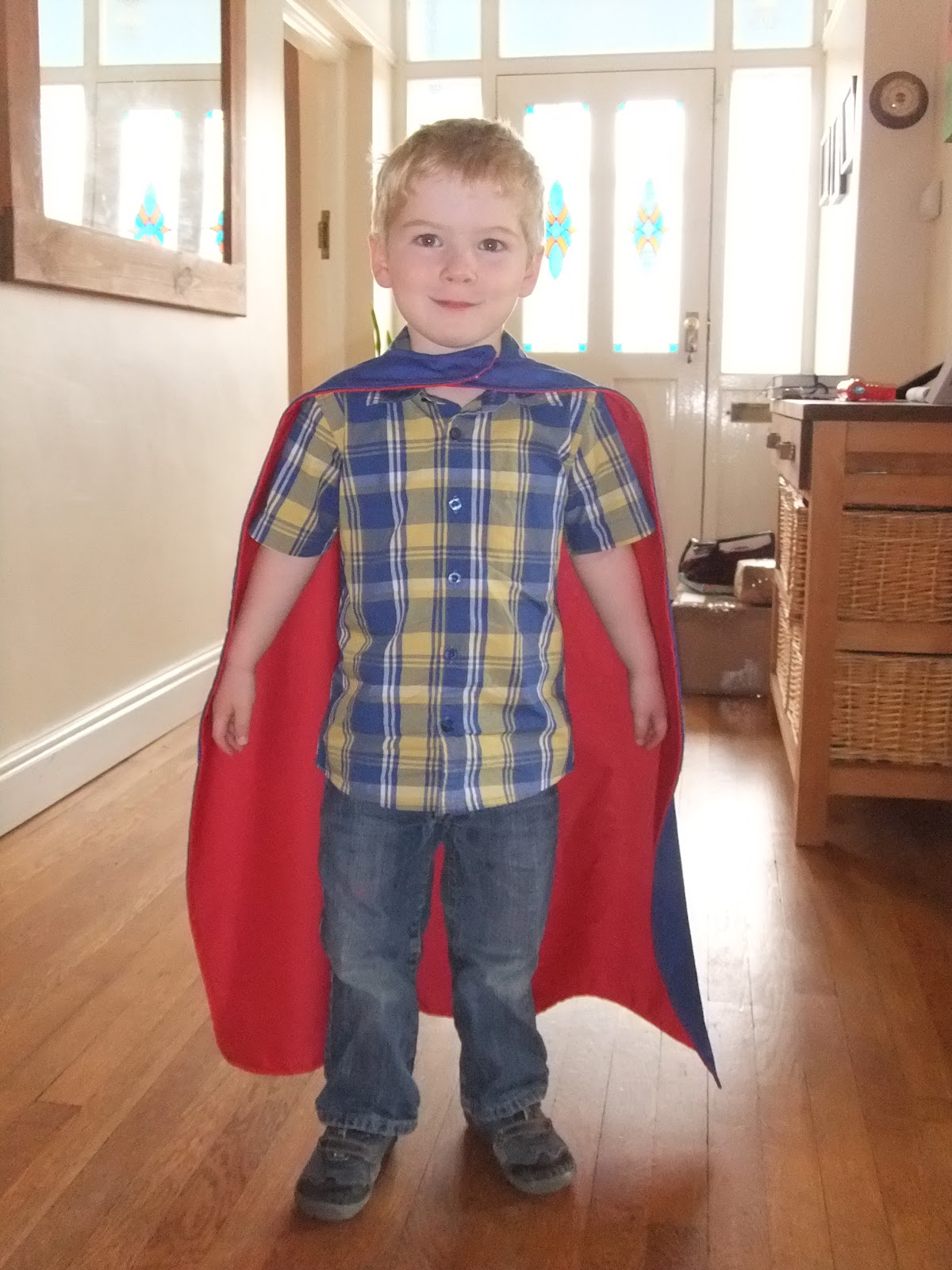 Sew Scrumptious Reversible Superhero Cape Tutorial