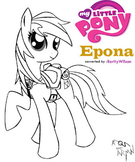 Epona My Little Pony Coloring Pages