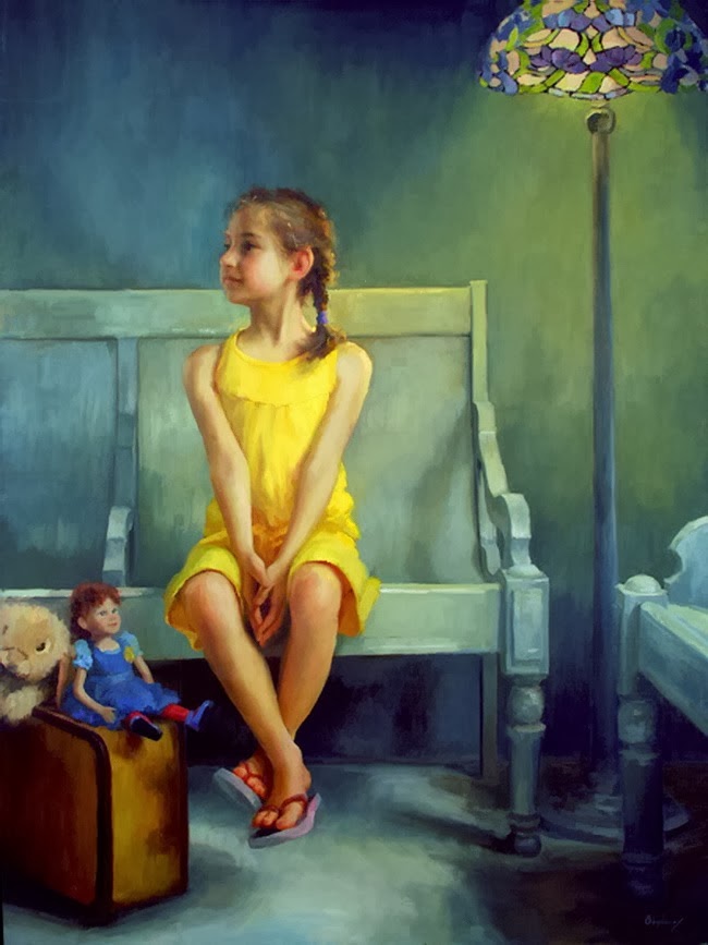 Beautiful Childhood Paintings by Marci Oleszkiewicz | American Artist