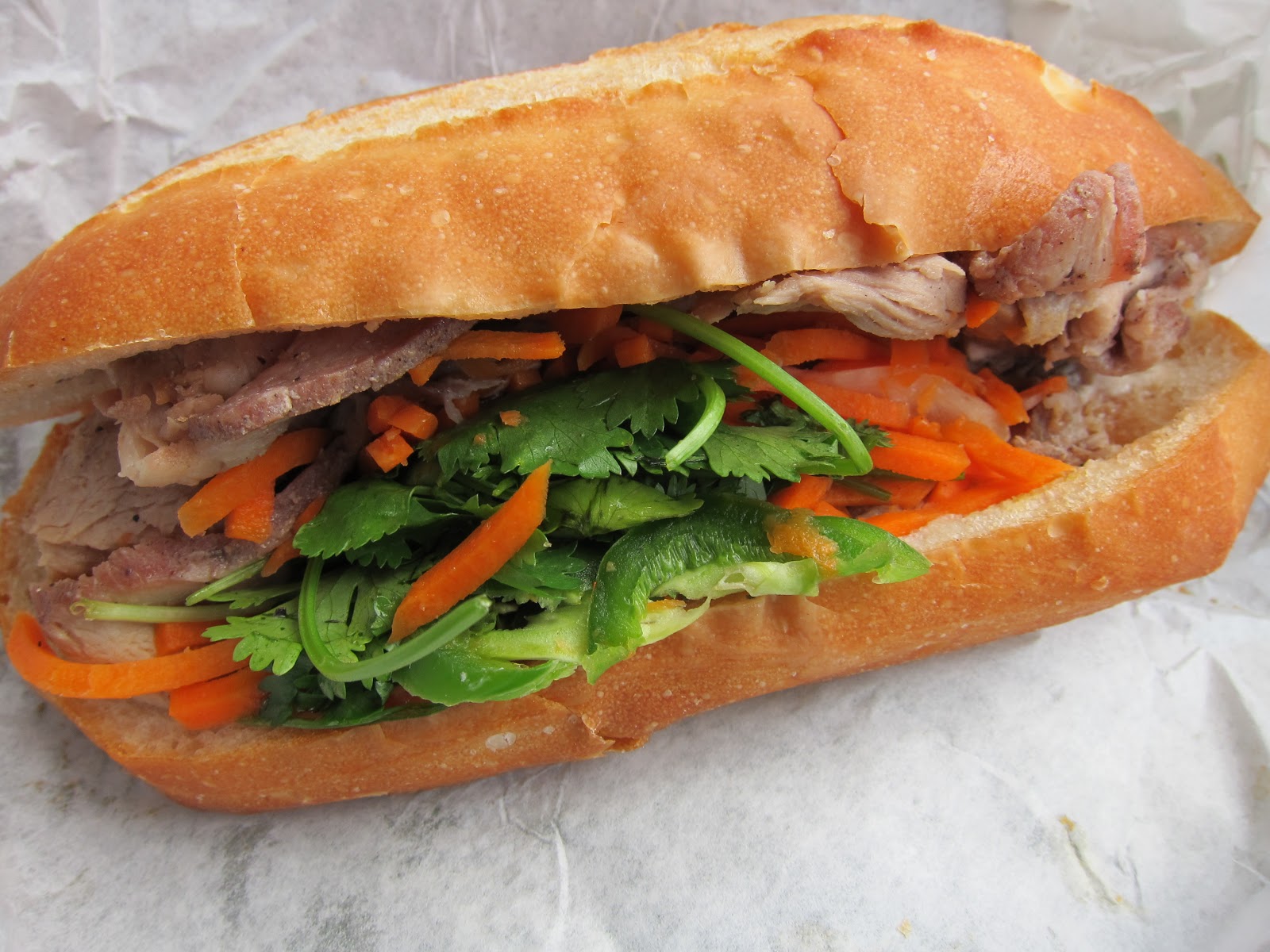 THE BIG EAT (22) Vietnamese Roasted Pork Sandwich Saigon Sandwiches