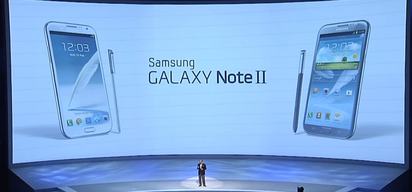 Samsung presenta al Galaxy Note II en Berlin #IFA2012