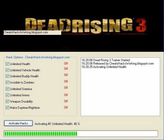 dead rising 3 trainer online dead rising 3 trainer online
