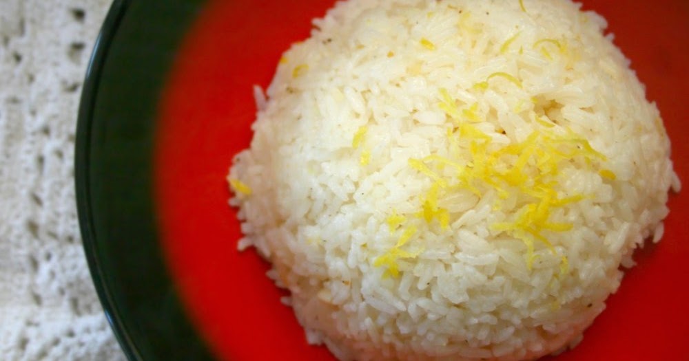 The Red Gingham Lemon Rice