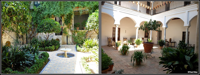 Séville Hôtel Casas de la Juderia fontaine patio chambres