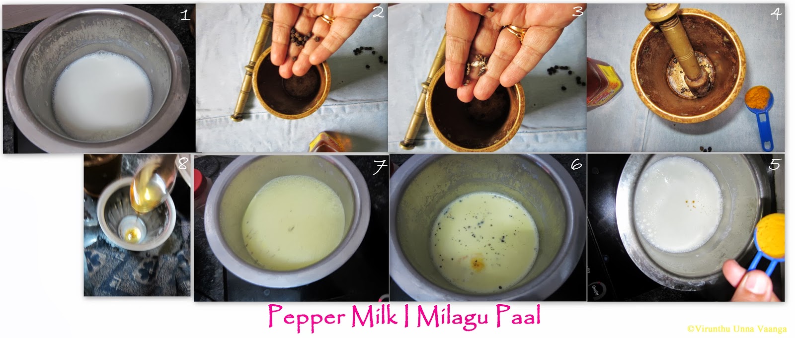 VIRUNTHU UNNA VAANGA PEPPER MILK I MILAGU PAAL I HOT DRINK FOR COLD