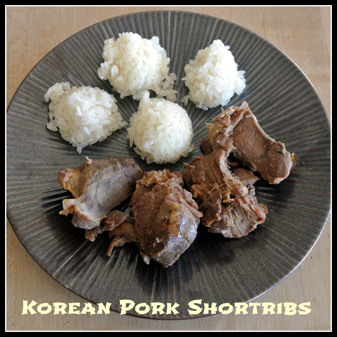 Mom, What's For Dinner? CrockPot Korean Pork Short Ribs