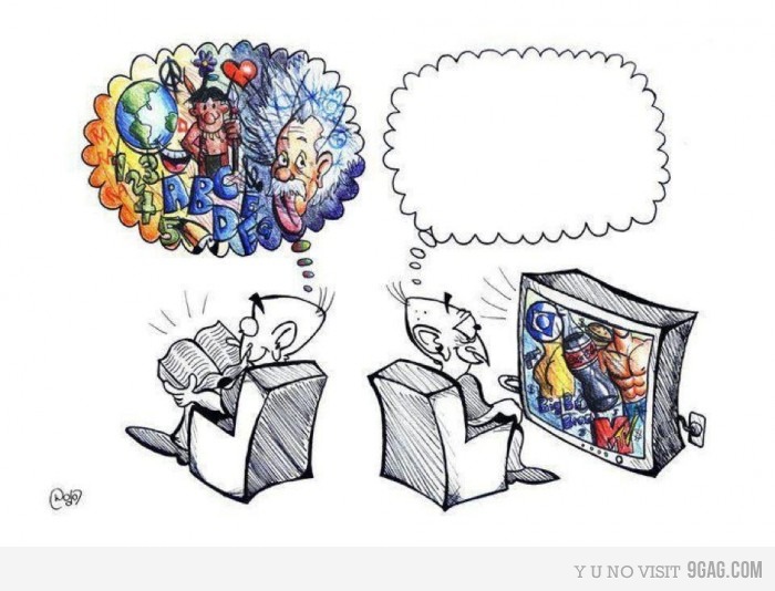 books vs television