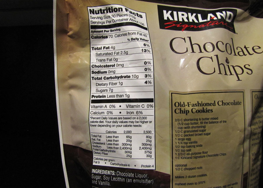 Smells Like Food in Here Kirkland Chocolate Chips