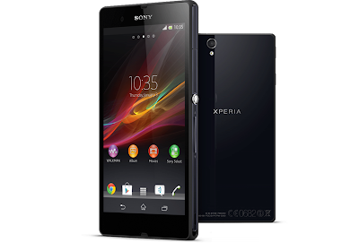 Image of Xperia Z black (front and back