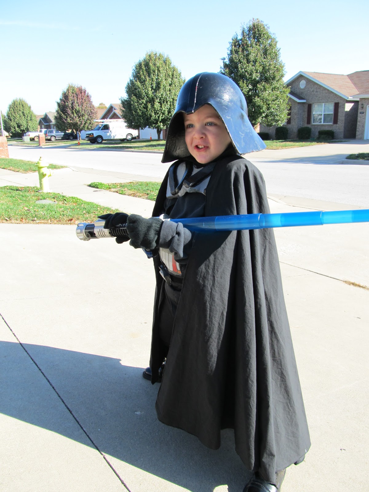 Diy Project Crazy Home Made Darth Vader Costume