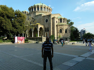 At St Nedelya Church(Sunday Church)  in Sofia.