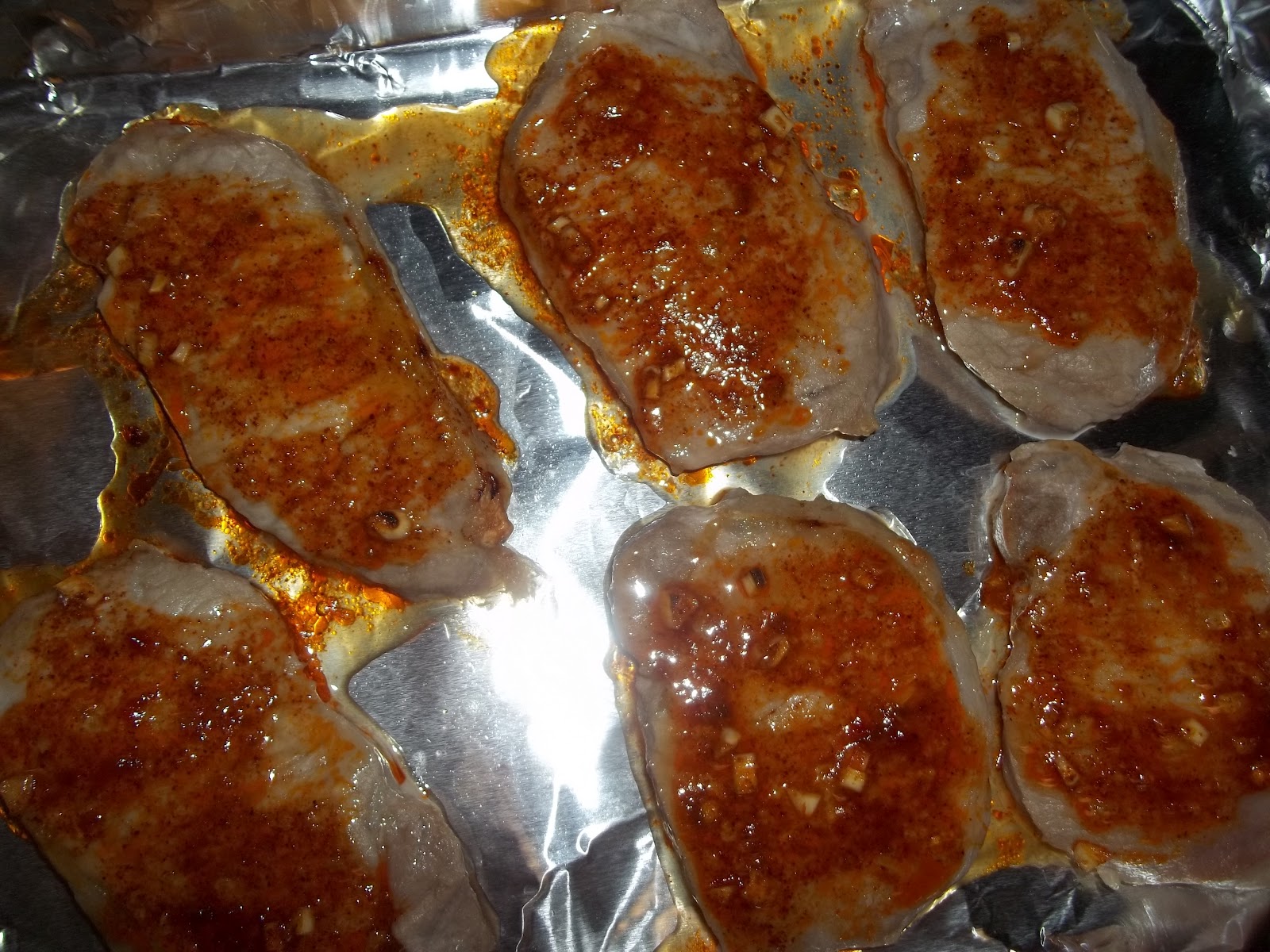 Adventures in Life with Great Food Broiled Pork Loin Chops with Three Pepper Jelly Sauce