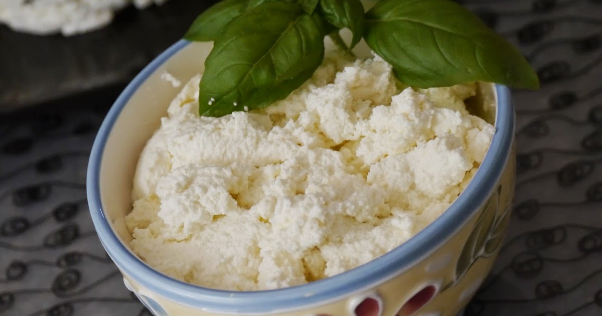 A Peek into My Kitchen Homemade Ricotta Cheese