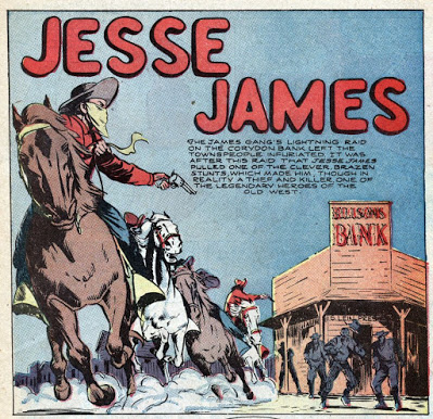 Jesse James from Cowboy Western Comics (1948-1952) Charlton by A. Wallace