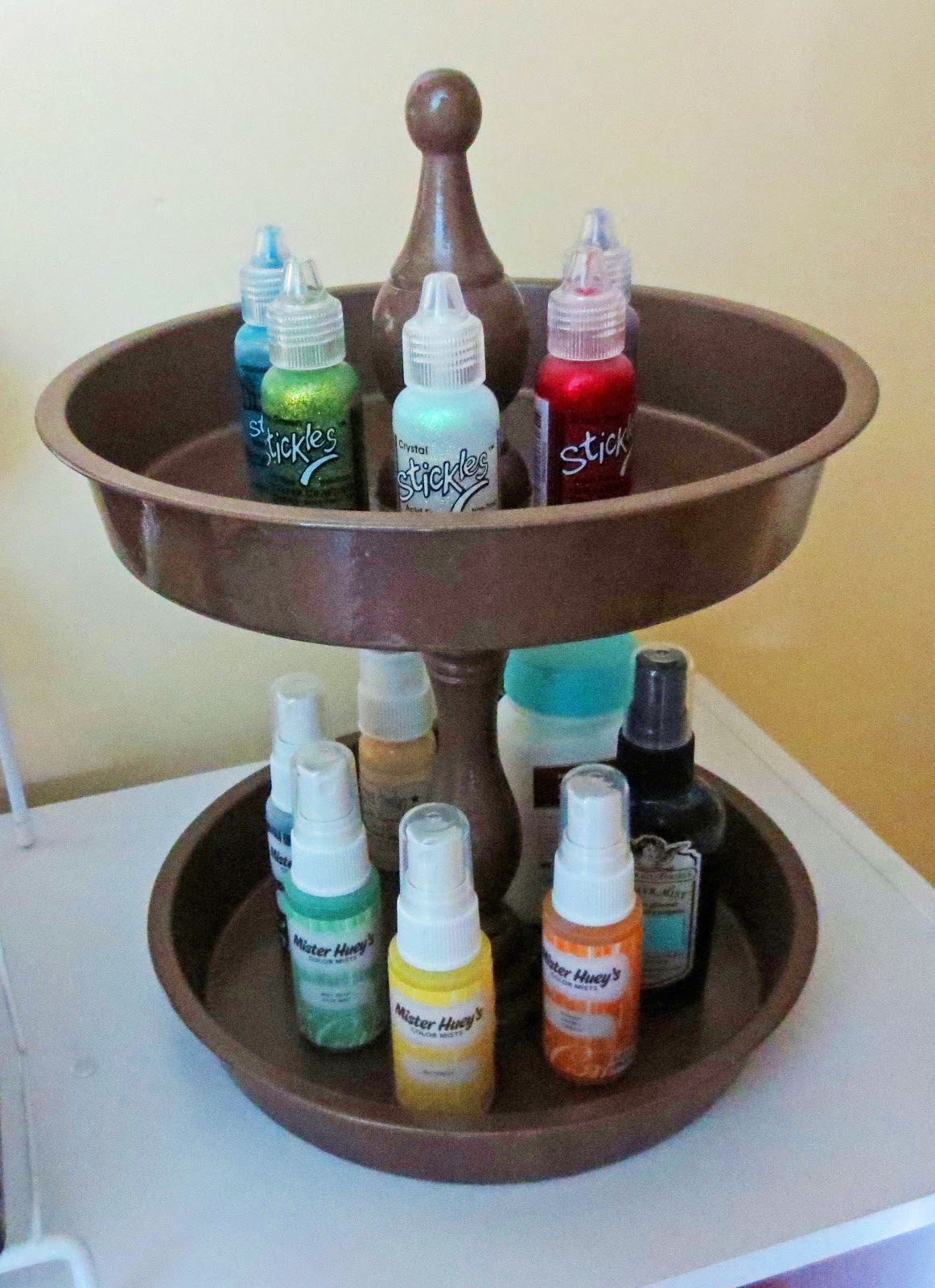 Christy Gets Crafty DIY TwoTiered Serving Tray