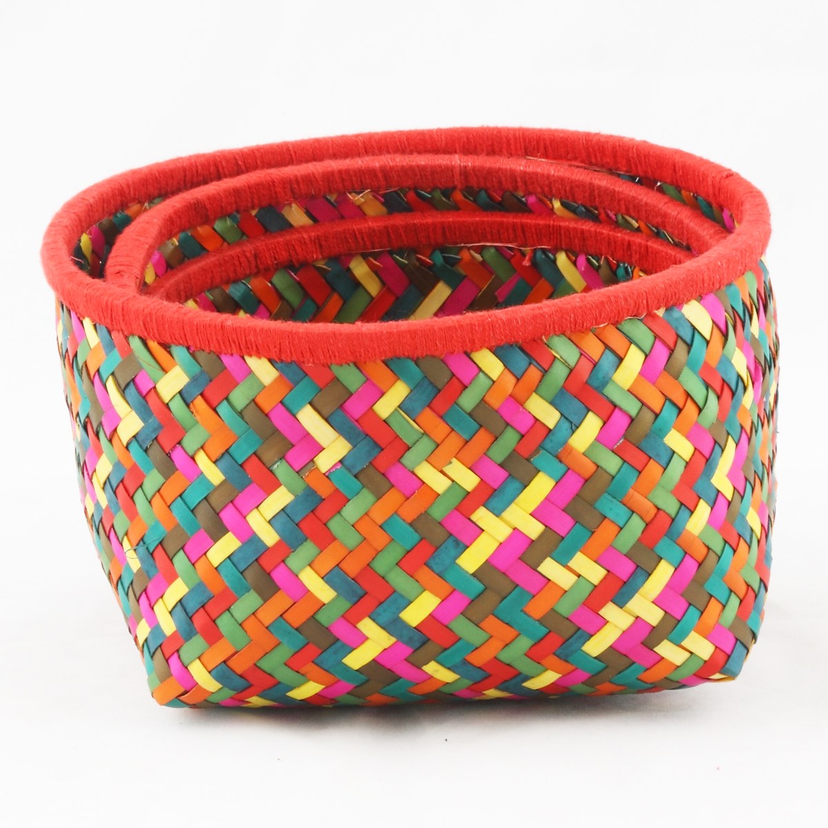 The Cultural Heritage of India * Colourful Kottan Baskets from