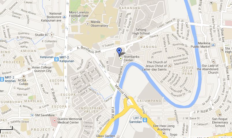 riverbanks+center+marikina+location+map.