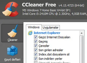 CCleaner  Bakım Proğramı İndir