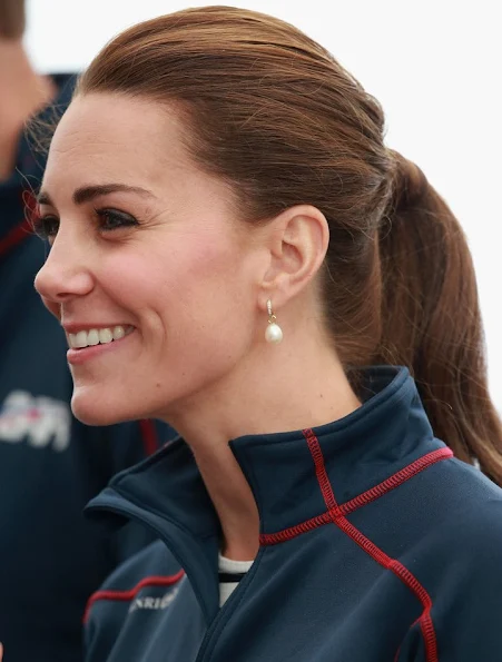 Catherine, Duchess of Cambridge Royal Patron of the 1851 trust attend the America's Cup World Series