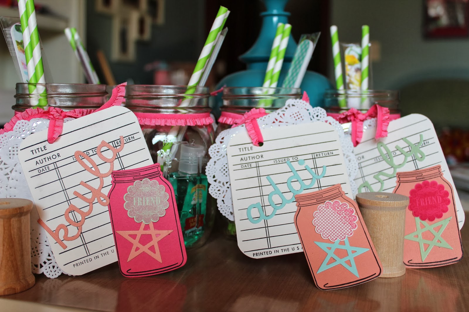 Believe with Heart Mason Jar Party Favors