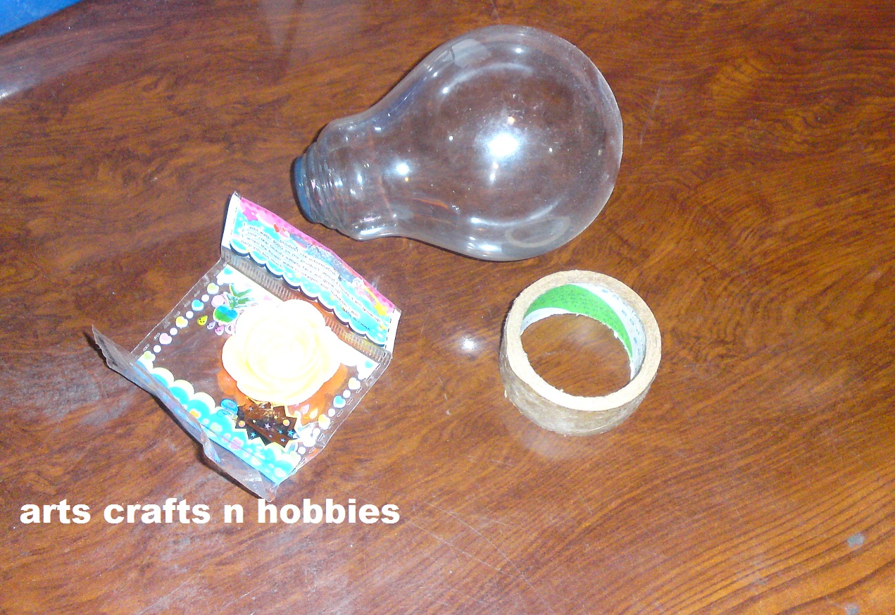 arts crafts n hobbies Fused light Bulb decore tutorial