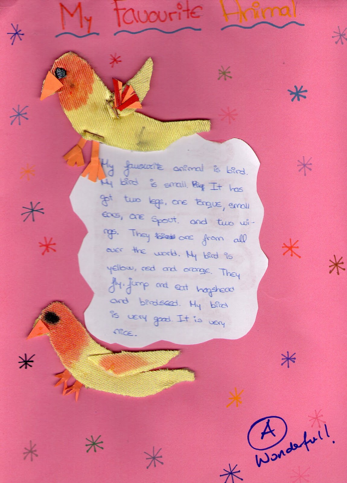 What is Bird'S Favourite Colour