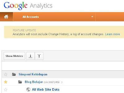 Google analytics for blogger