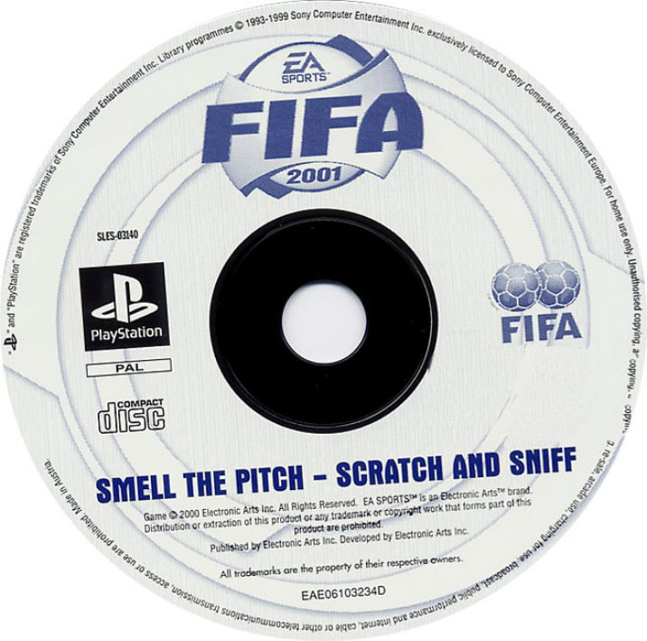 The Game Fifa 2001 Scratch And Sniff Cd