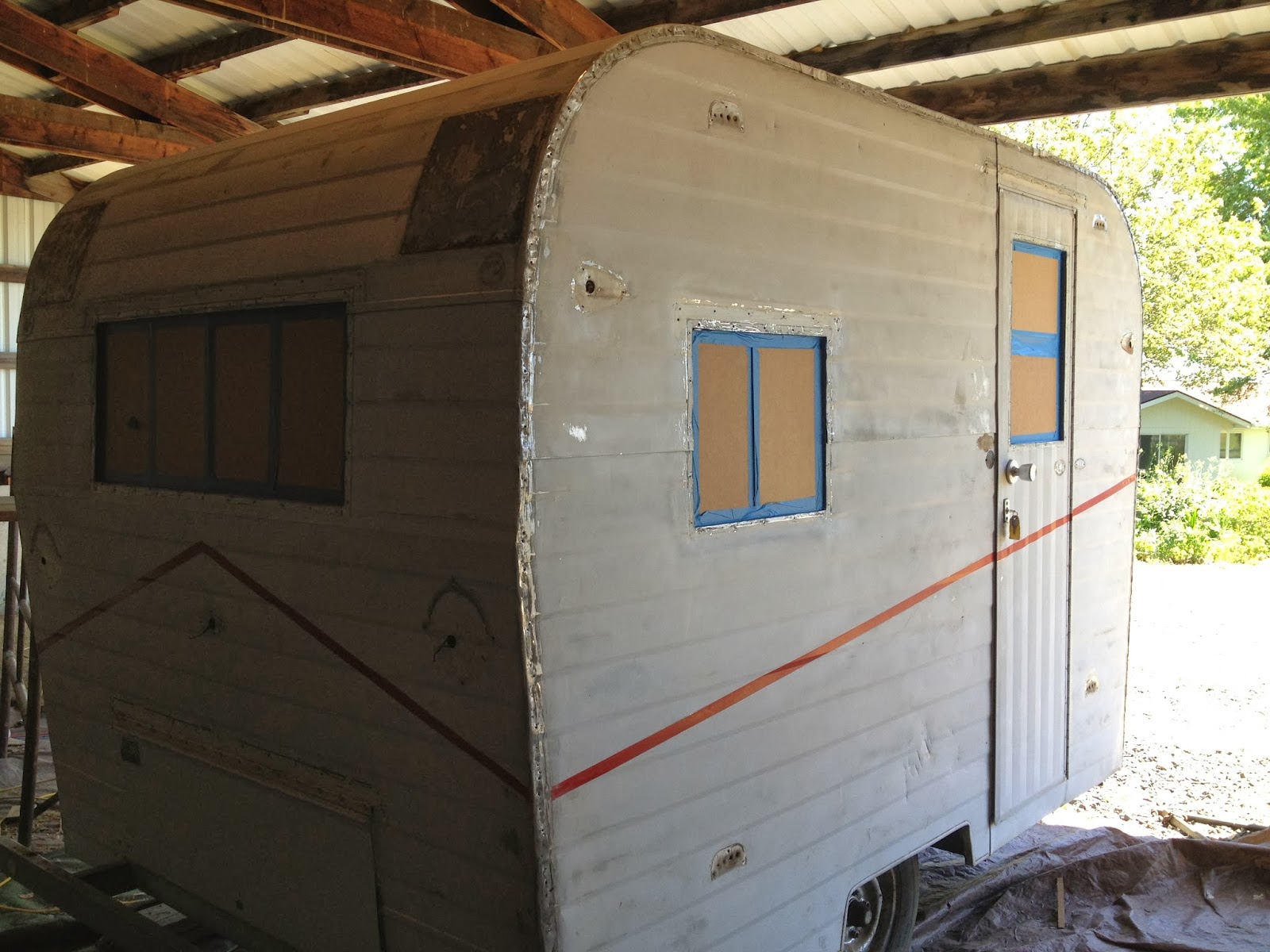 Girl Camping Painting a Trailer What I've Learned (So Far)