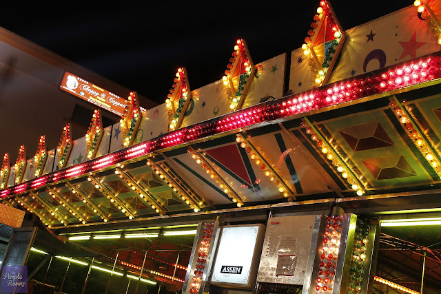 neon at Fun Fair at Night