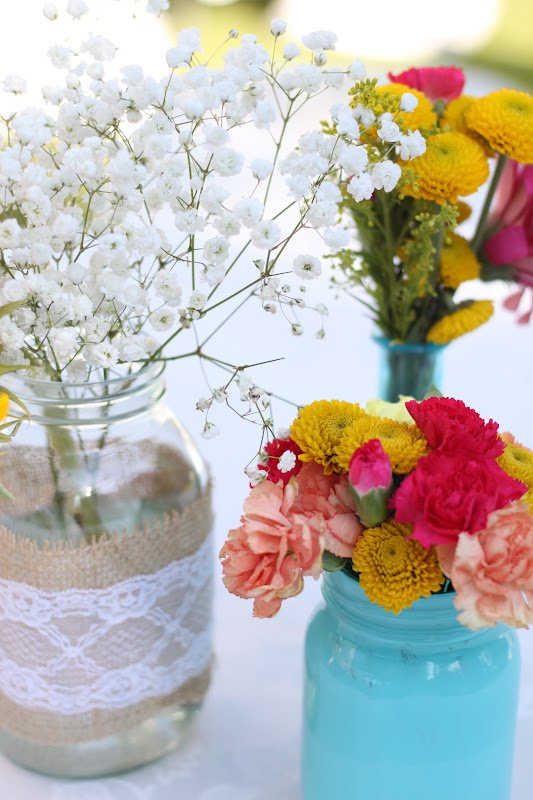 do it yourself divas DIY Mason Jar Flower Arrangements