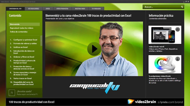 Curso: Video2Brain: 100 trucos de productividad con Excel