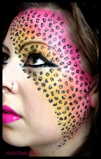 Rosa Com Preto: Inspiração - Make de Oncinha