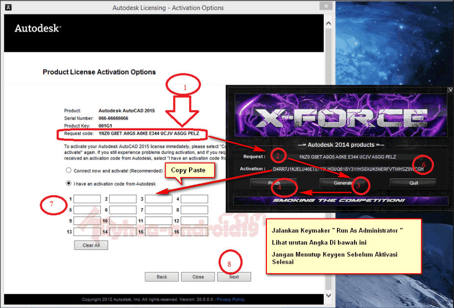 xforce keygen 32bits or 64bits version AutoCAD Architecture 2017