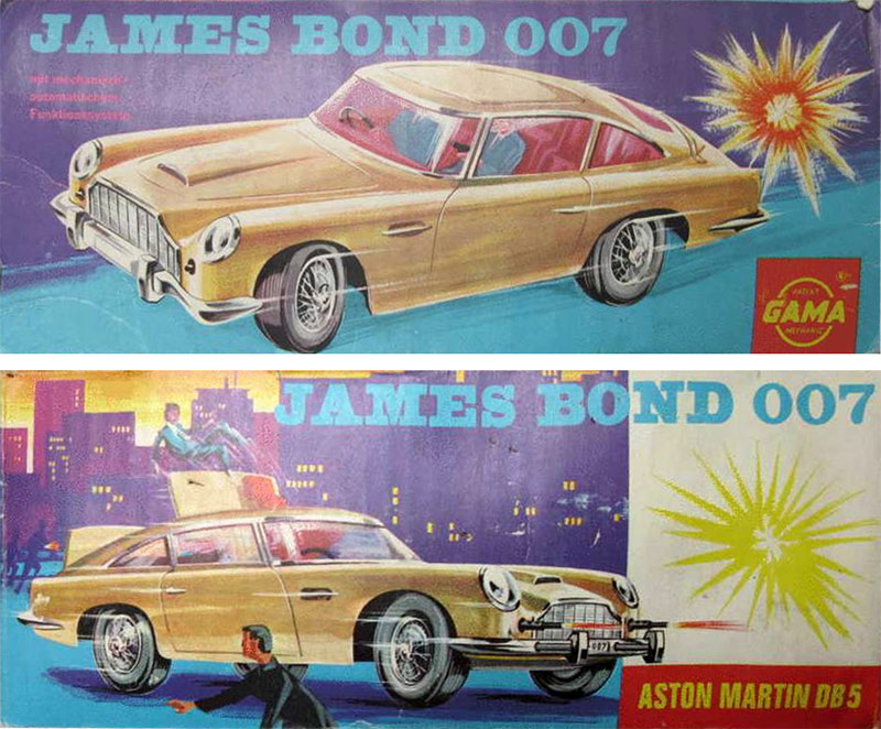 Illustrated 007 The Art Of James Bond Aston Martin Artwork