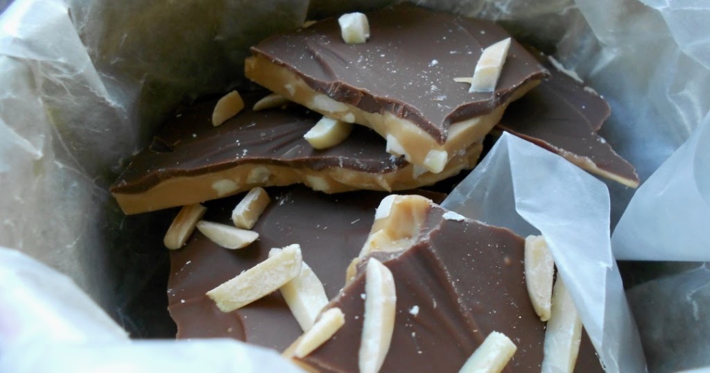 Snacking Squirrel Toffee Chocolate Almond Brittle