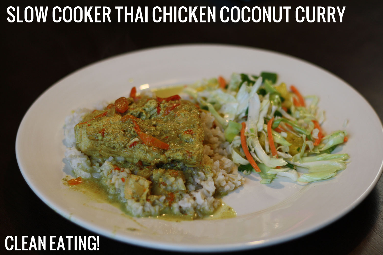 Slow Cooker Thai Chicken Coconut Curry