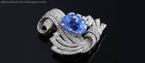 Diamond Brooch - Jewelry