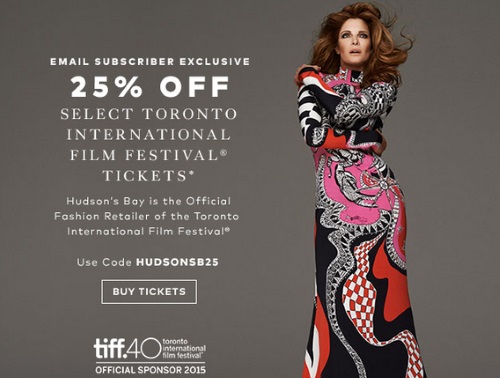 Toronto International Film Festival TIFF Tickets Promo Code