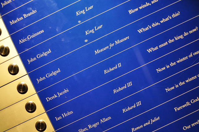 Audio Booth at Shakespeare's Globe exhibition