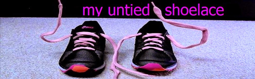 my untied shoelace