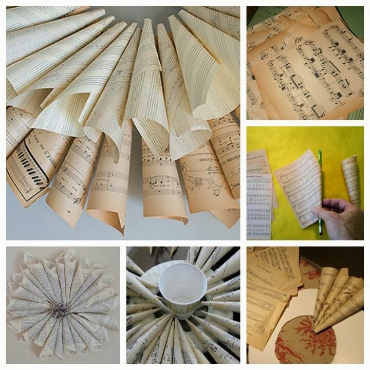 Music Sheet Wreath Tutorial A1 Pictures