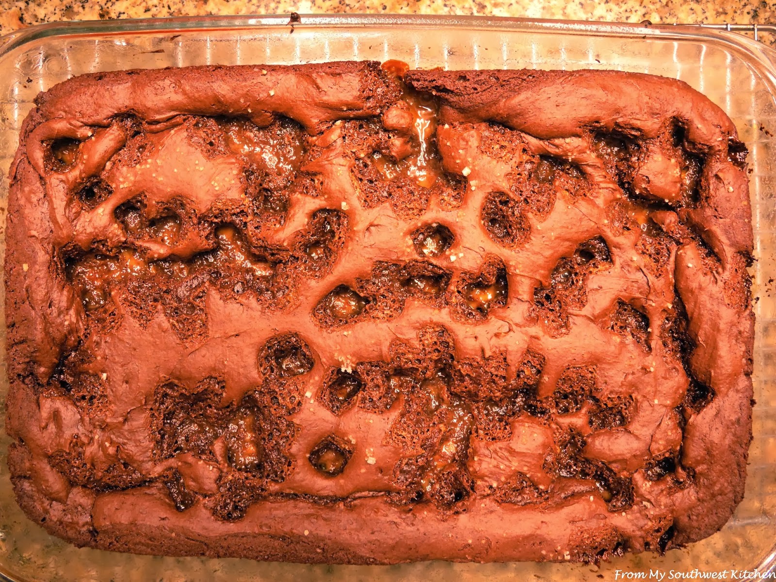 From My Southwest Kitchen Salted CaramelChocolate Dump Cake