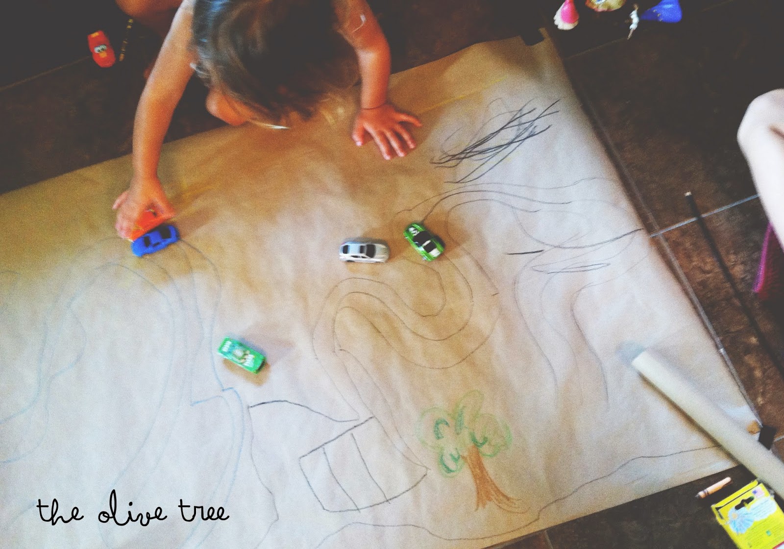 the olive tree brown packaging paper.