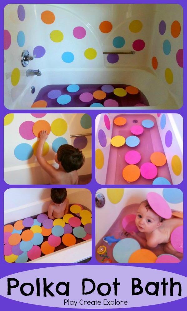 Play Create Explore: Polka Dot Bath