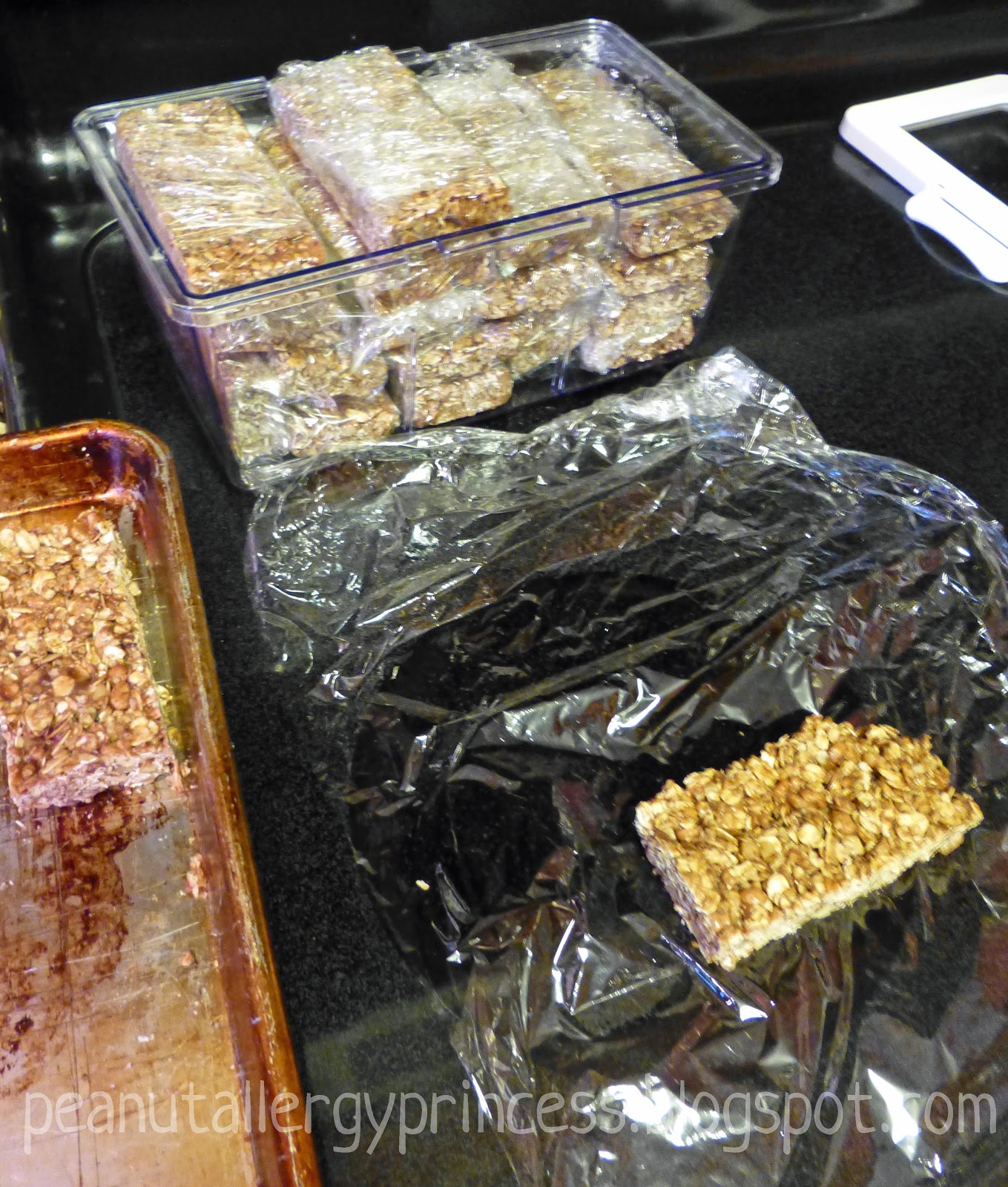 Peanut Allergy Princess Nut Butter Granola Bars