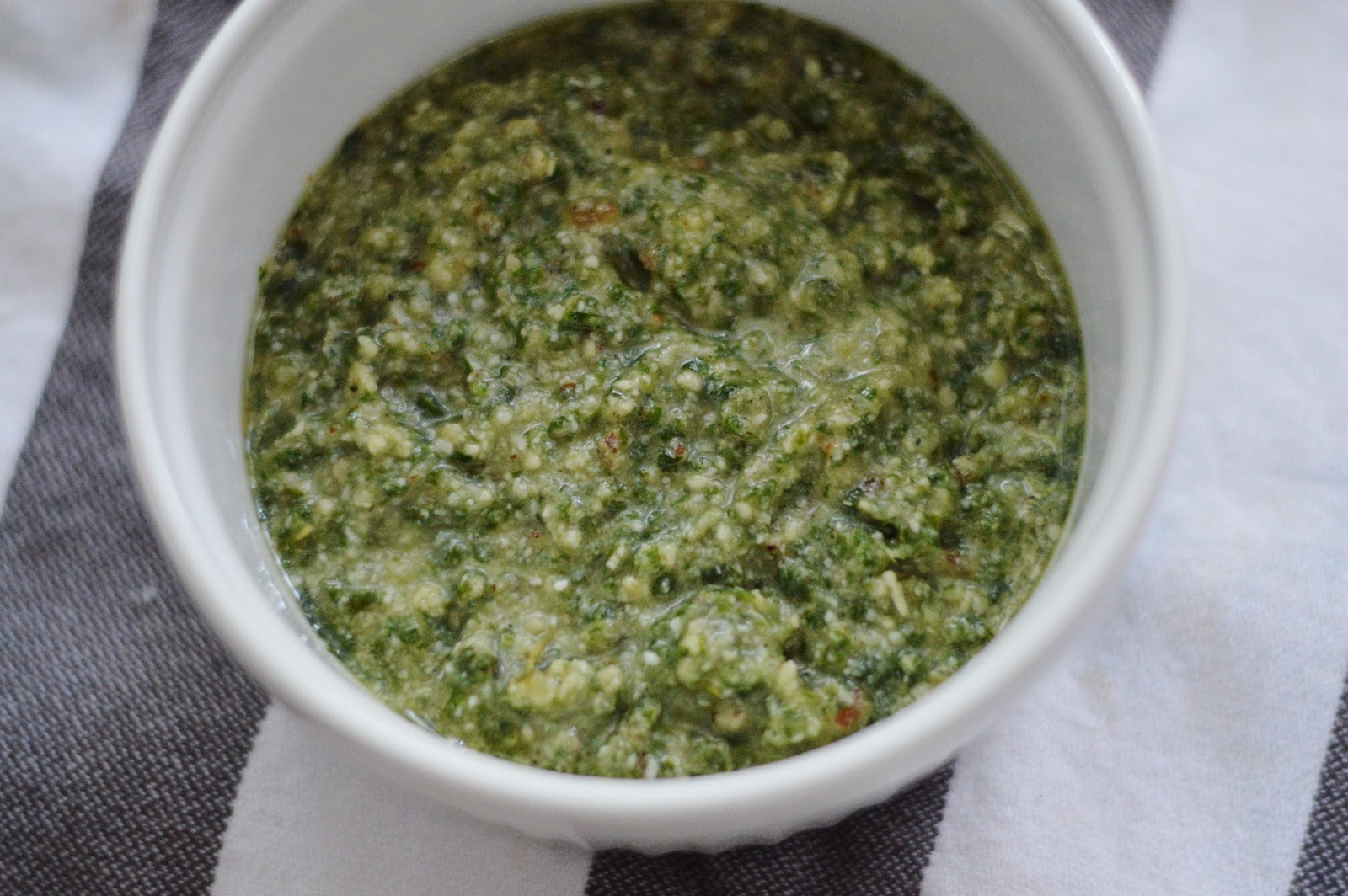 The Art of Comfort Baking Basil Pesto