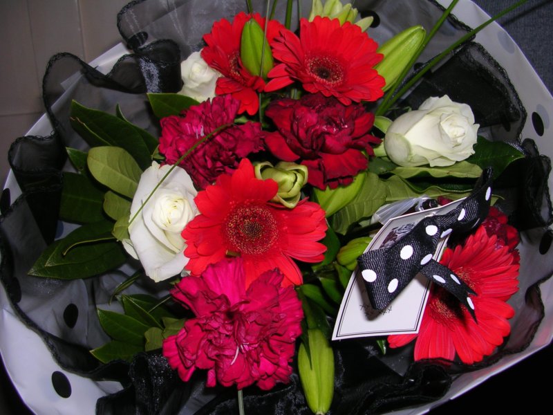 Rocket and Roses Vegan Kitchen 10th Anniversary Flowers