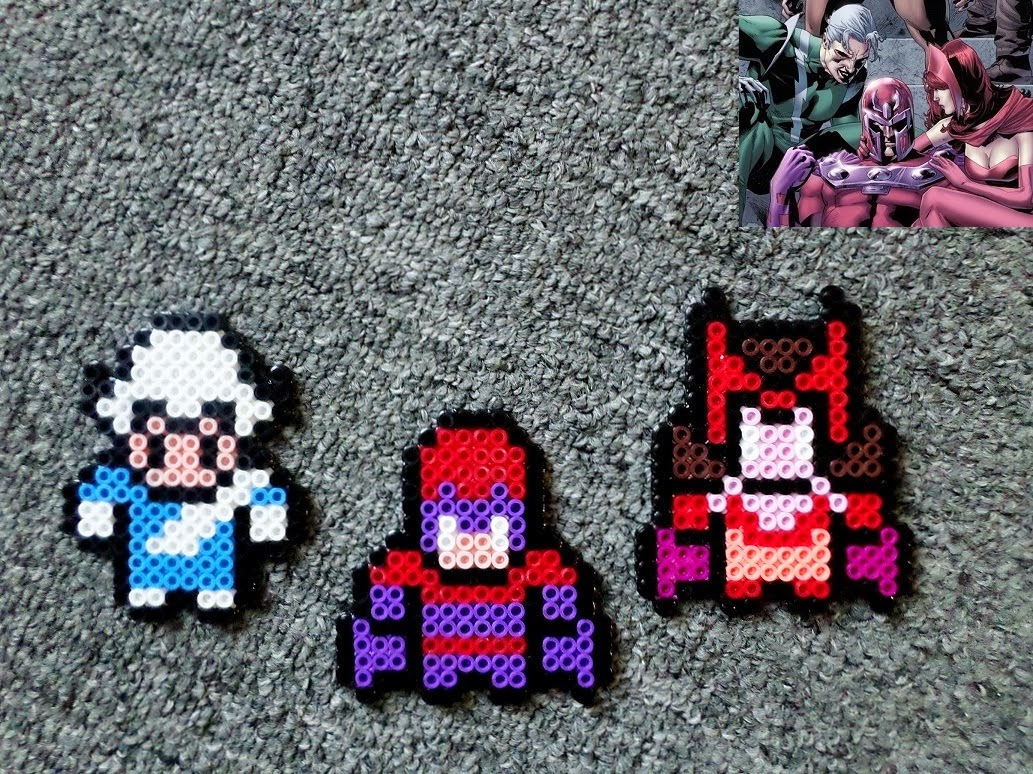 Long Black Fingers Marvel Bad Guys Perler Beads