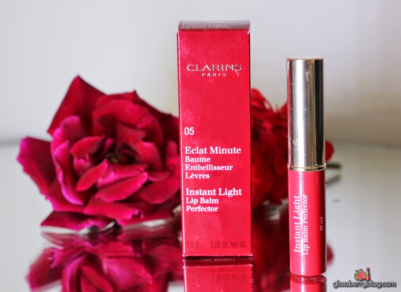 Clarins Instant Light Natural Lip Balm Perfector 05 Red Review